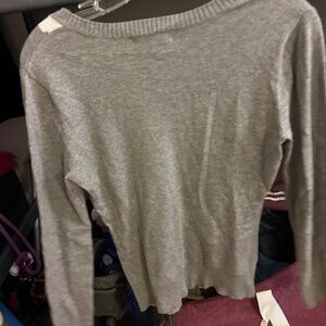 merona gray womans top